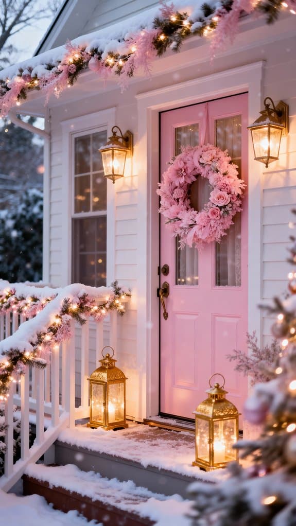 festive porch decorations idea