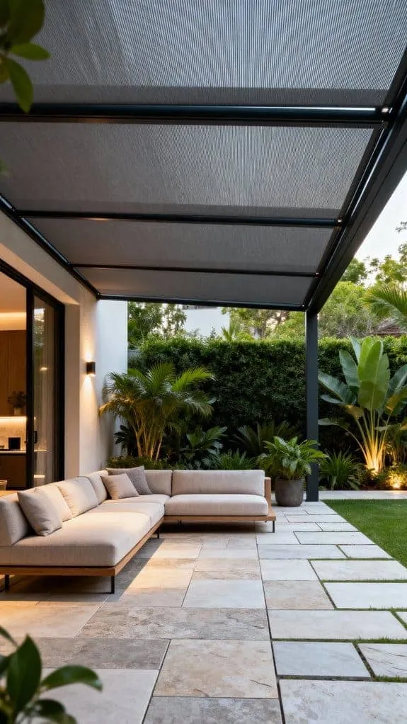 flexible outdoor living space