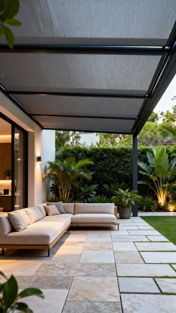 flexible outdoor living space
