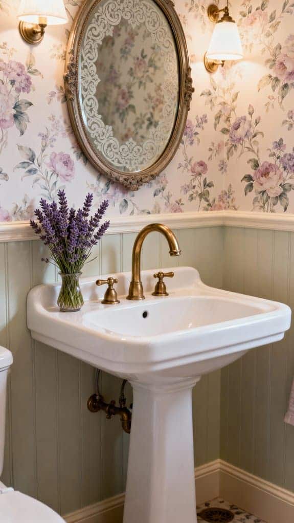 french country bath elegance