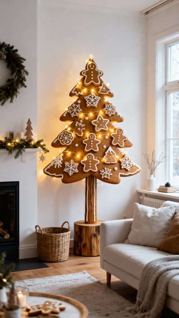 gingerbread accents on simplicity