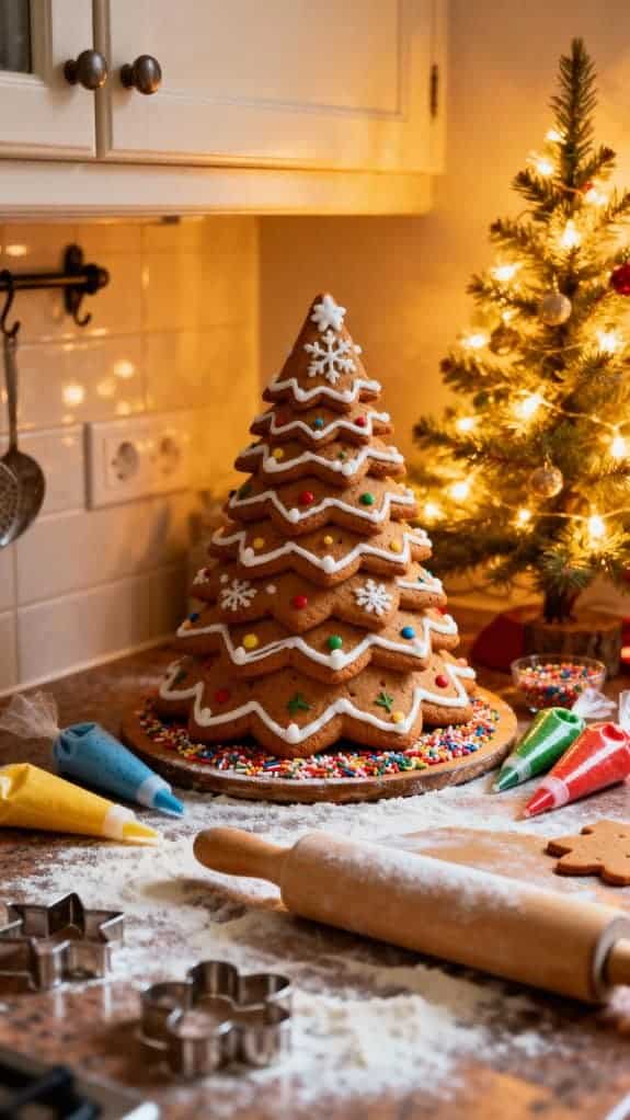gingerbread baking holiday corner