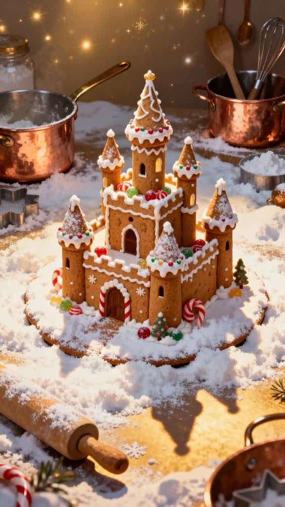 gingerbread castle baking magic
