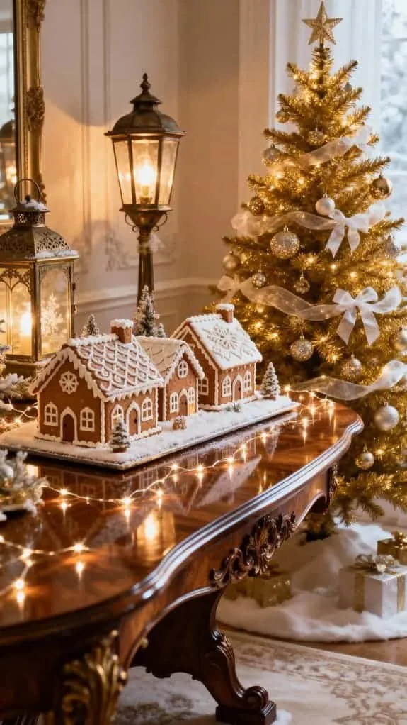 gingerbread charm golden elegance