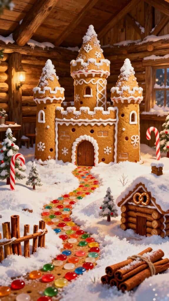 gingerbread fortress rustic charm