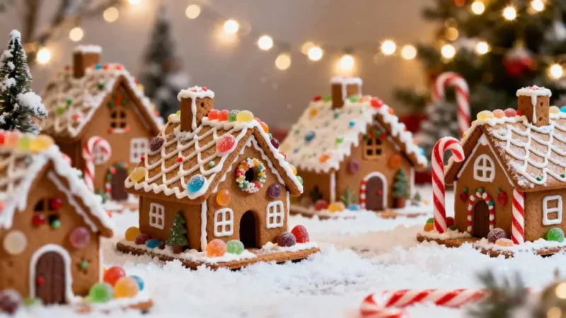 gingerbread house holiday ideas