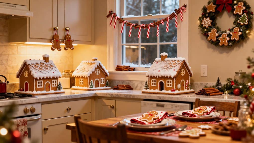 gingerbread kitchen holiday decor