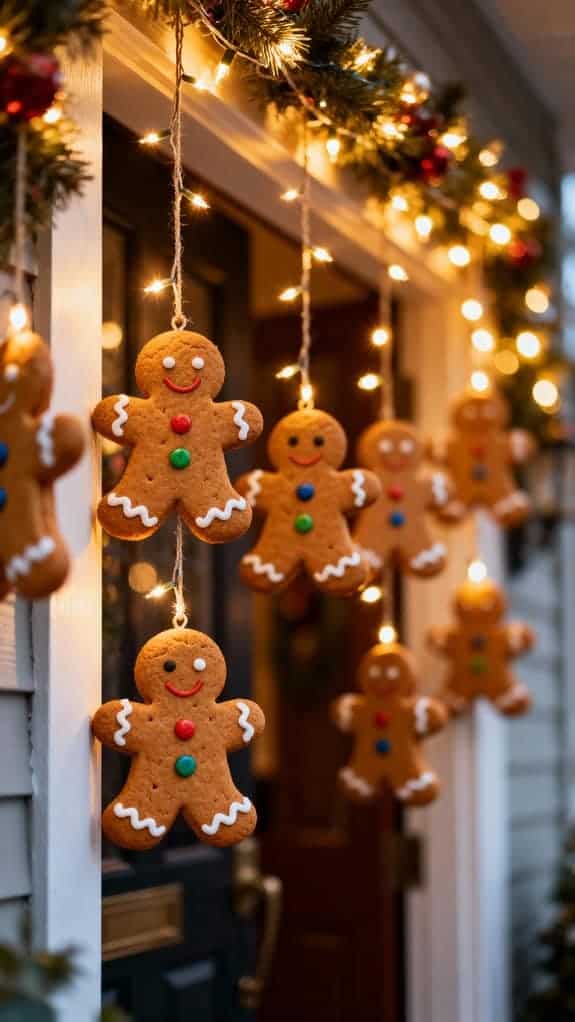 gingerbread men fairy lights