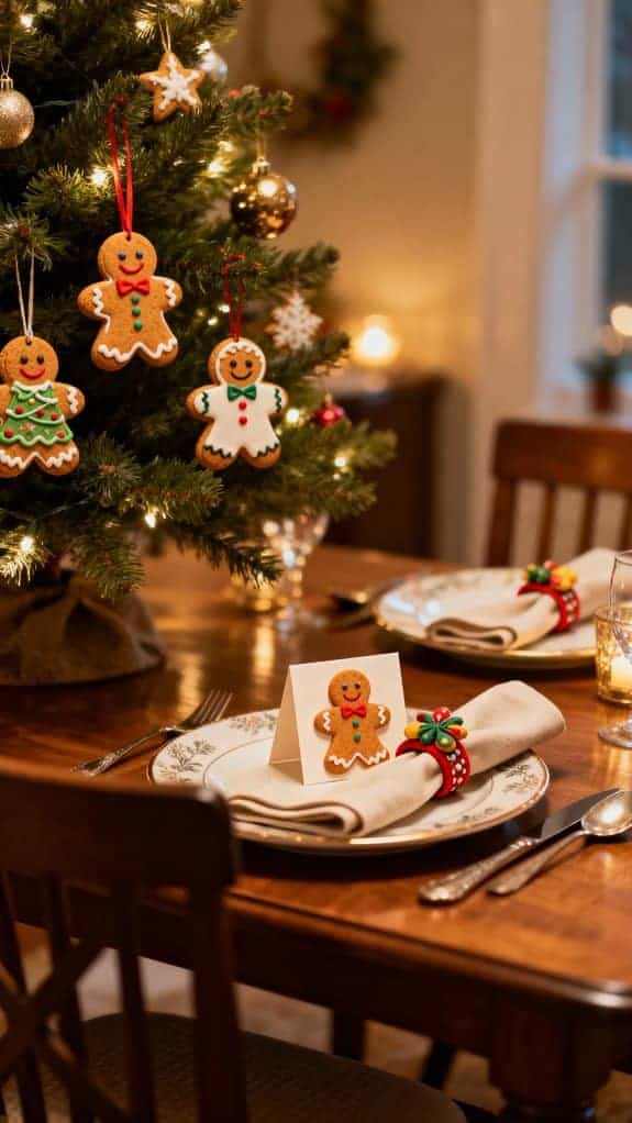 gingerbread themed dining decorations