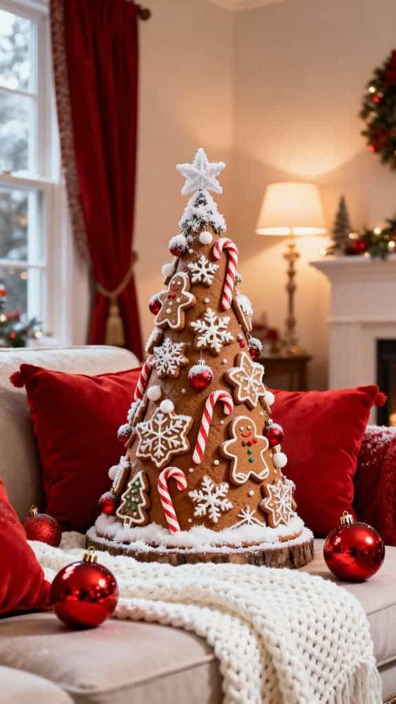 gingerbread themed holiday decor