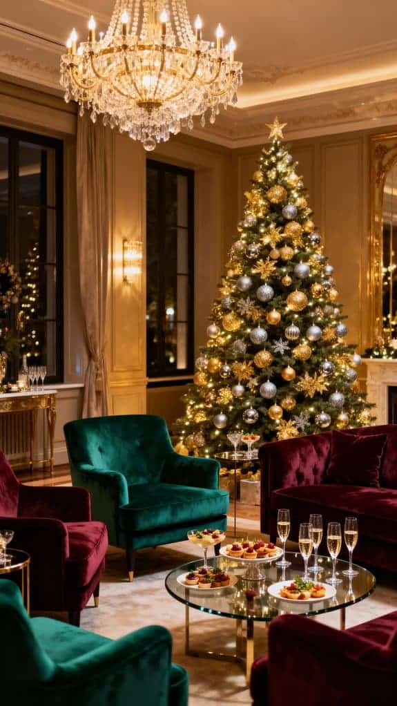 glamorous velvet holiday retreat
