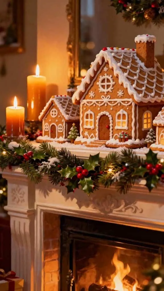 iced cookie houses display