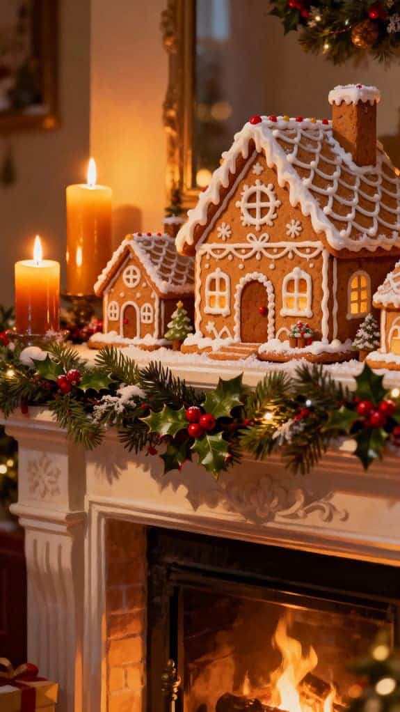 iced cookie houses display