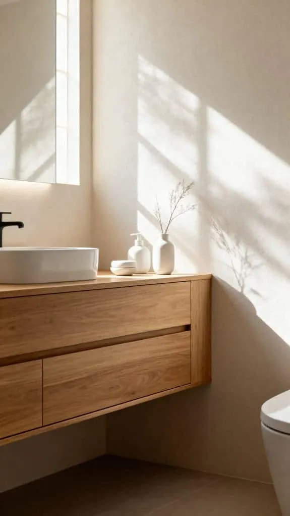 japandi minimalist bathroom design