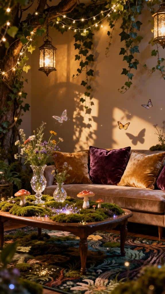 magical forest living room