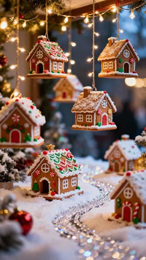 magical gingerbread entryway decor