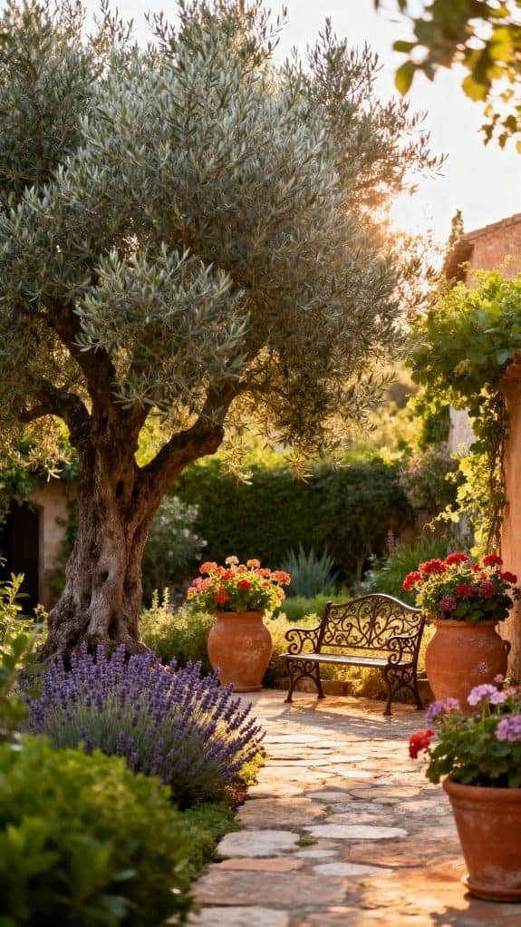 mediterranean courtyard tranquility achieved