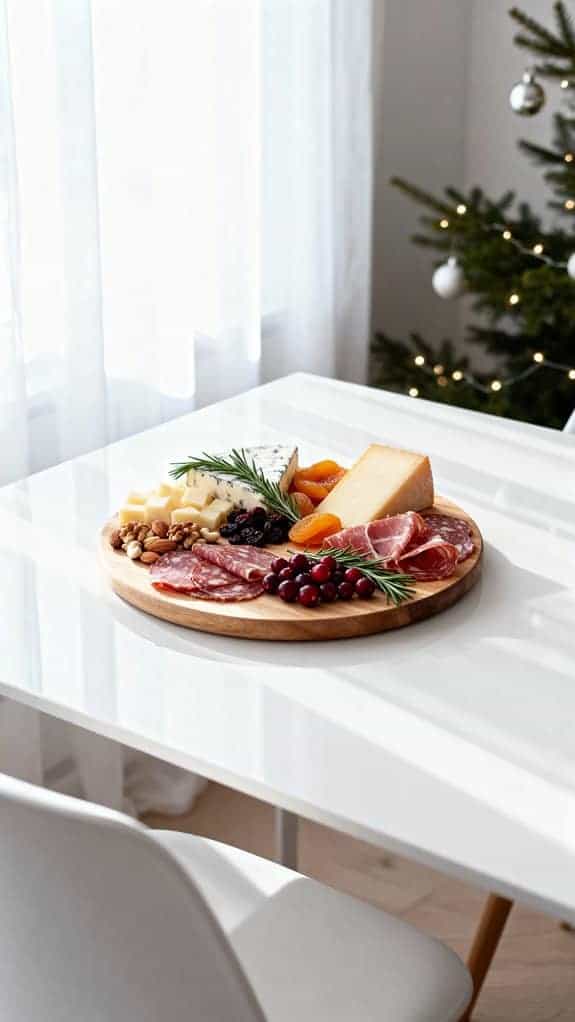 minimalist elegance with charcuterie