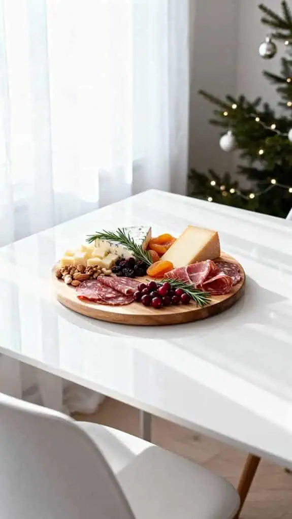 minimalist elegance with charcuterie
