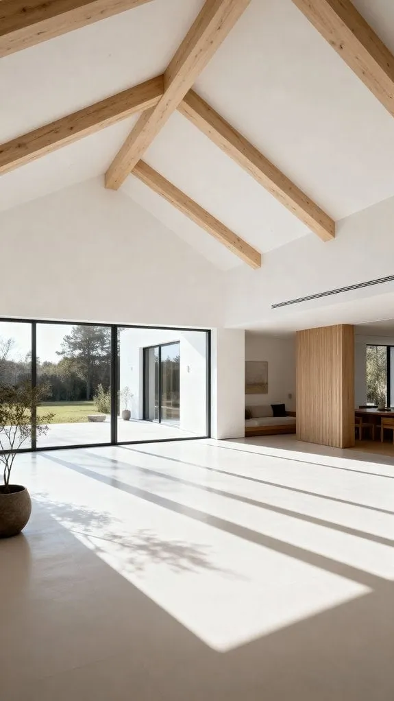 minimalist scandinavian open space