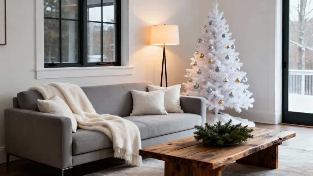 minimalist white christmas elegance