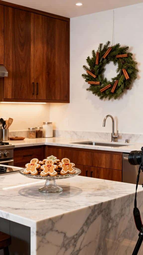 modern festive kitchen decor