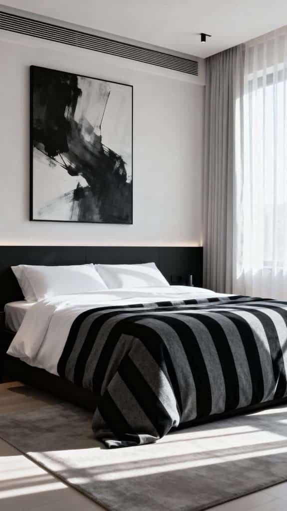 modern minimalist black decor