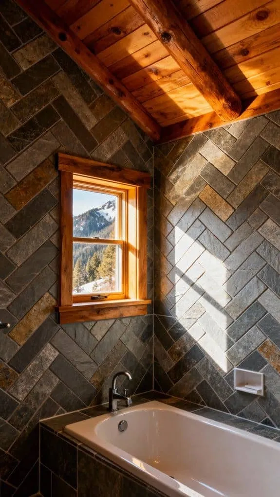 mountain retreat bathroom elegance