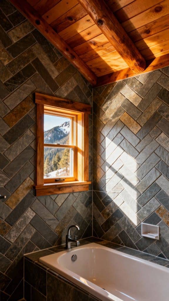 mountain retreat bathroom elegance