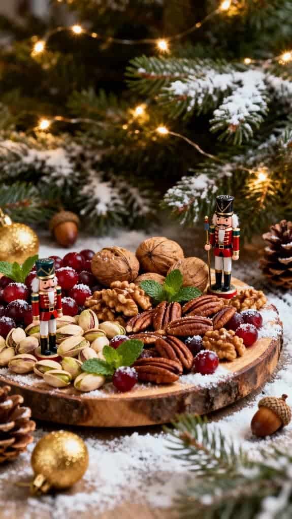 nutcracker themed festive nut assortment