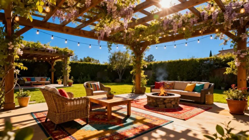 patio design for outdoor living