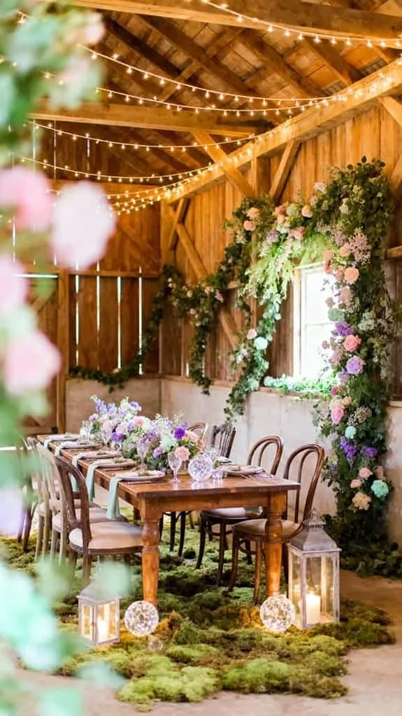 rustic fairy garden ambiance