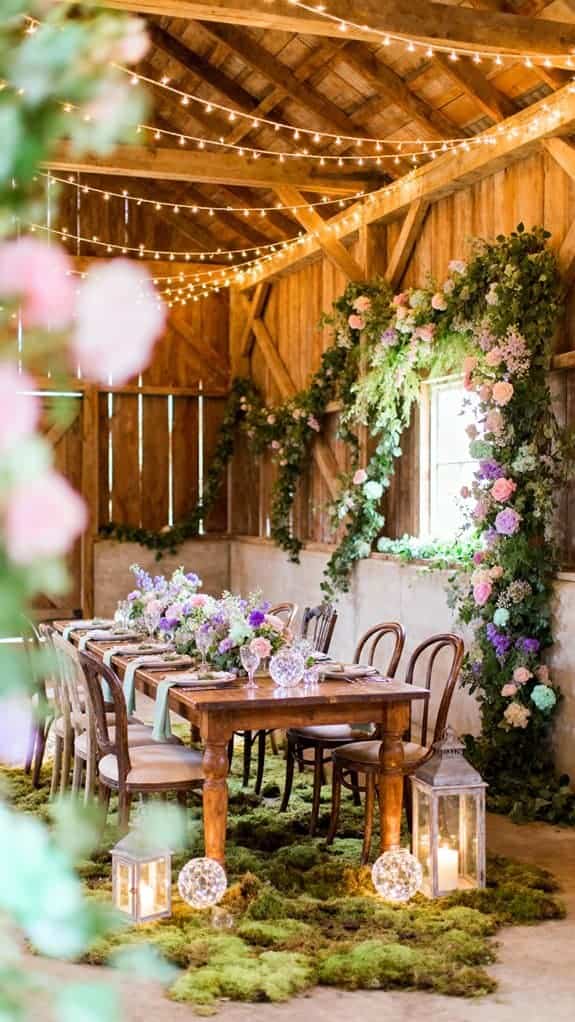 rustic fairy garden ambiance