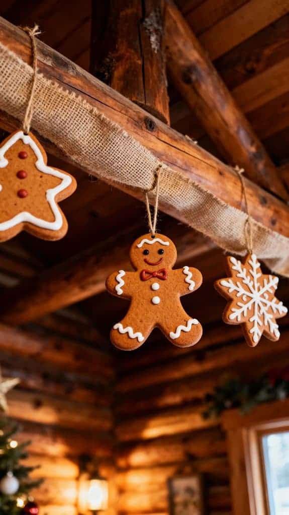rustic gingerbread cabin decor