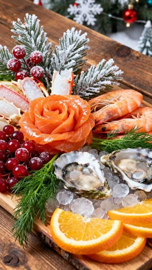 seafood charcuterie winter feast