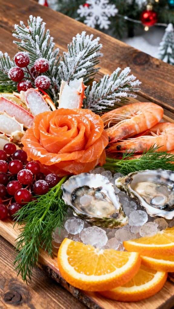 seafood charcuterie winter feast