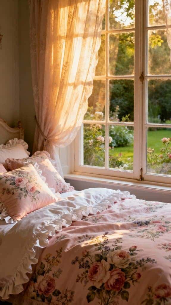 serene floral cottage retreat