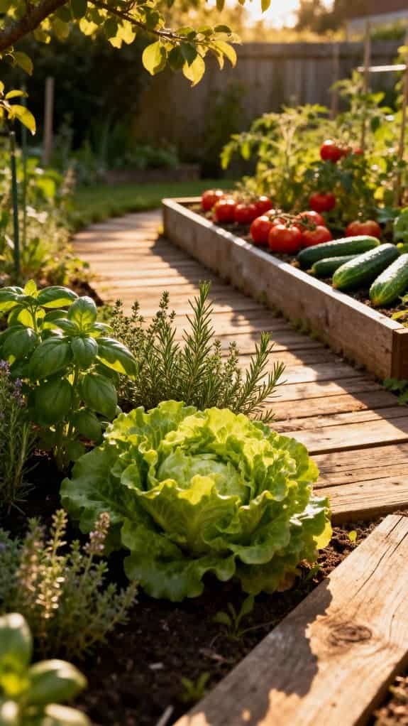 serene herb garden sanctuary