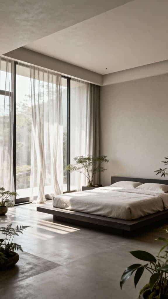 serene minimalist zen bedroom
