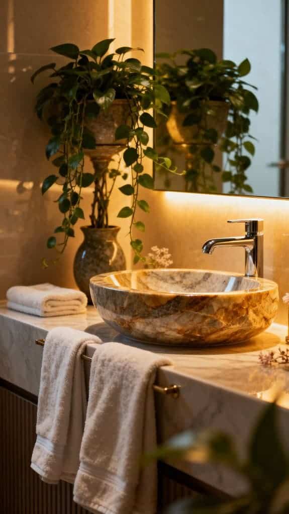 spa inspired bathroom essentials