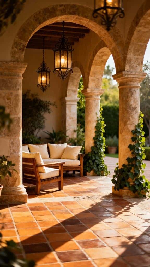 timeless mediterranean patio elegance