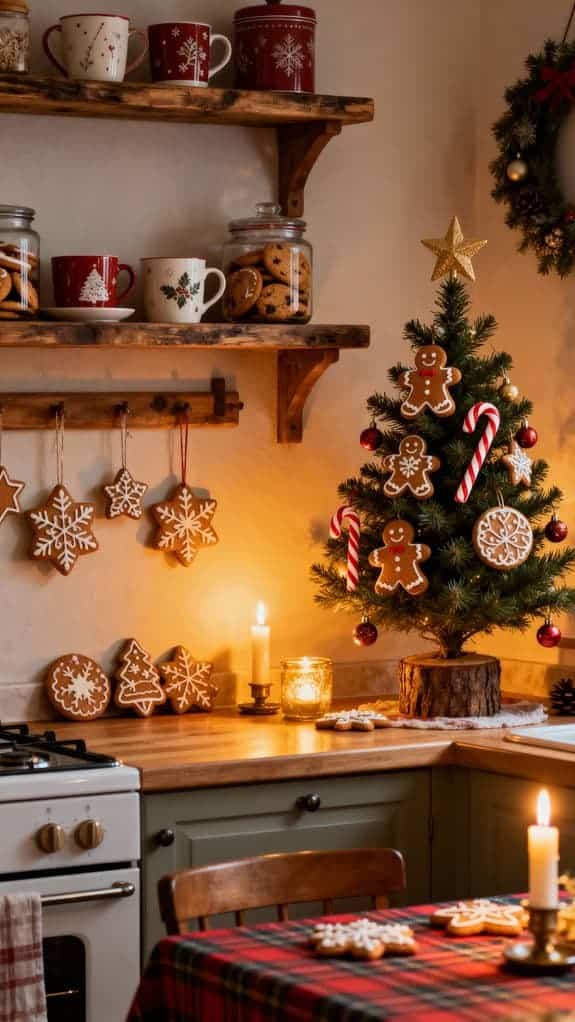 tiny tree gingerbread ornaments