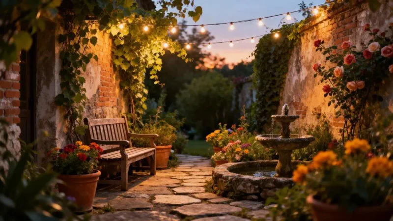 transformative small courtyard gardens