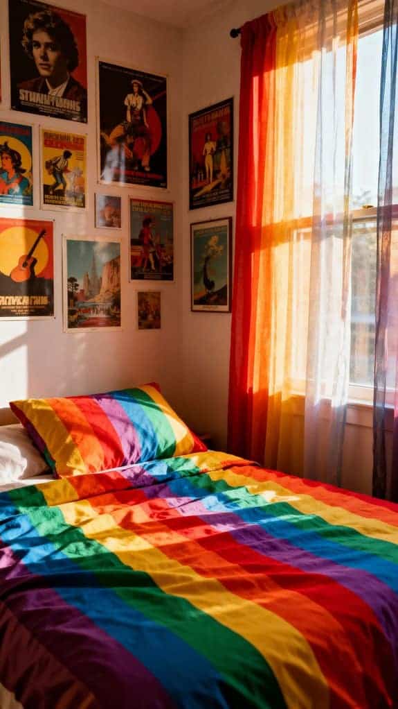 vibrant teen room design