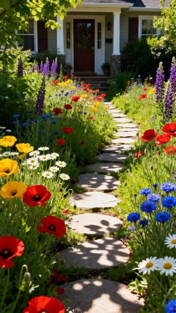 vibrant wildflower garden sanctuary