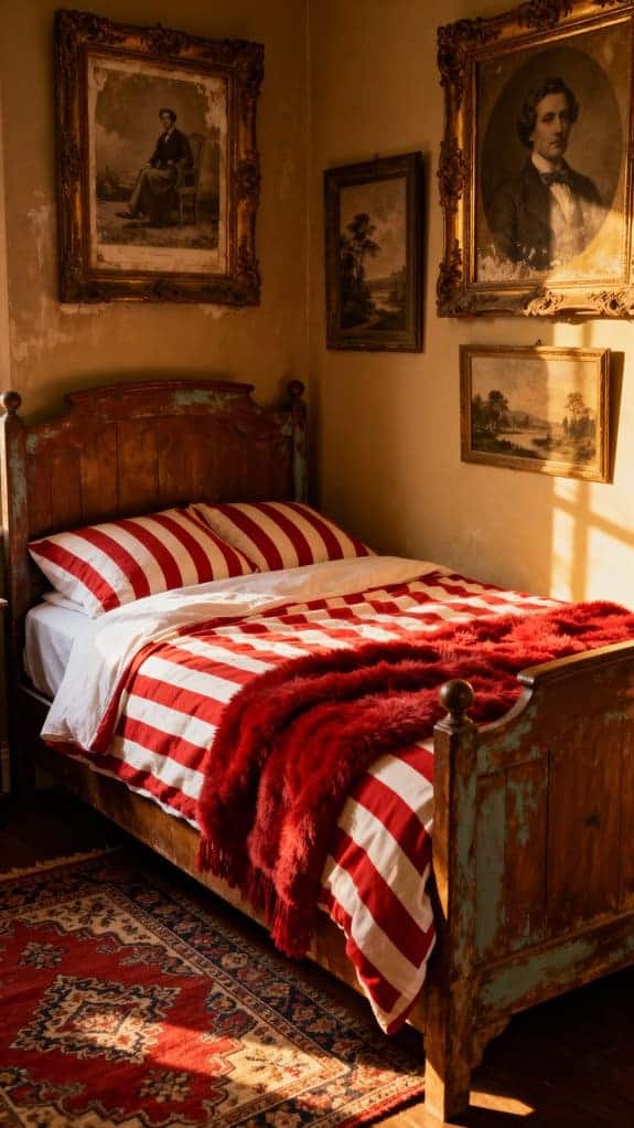 vintage charm with bold stripes
