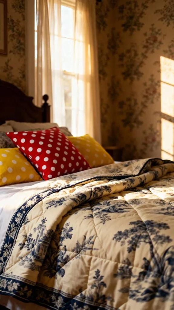 vintage charm with playful accents