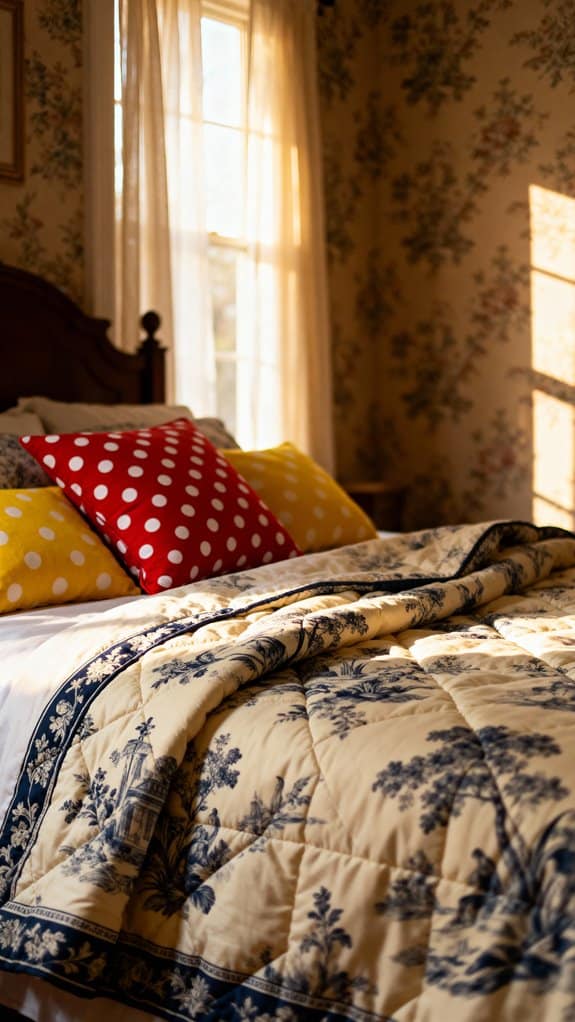 vintage charm with playful accents