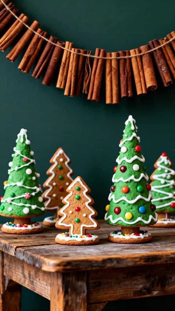warm festive entryway decor