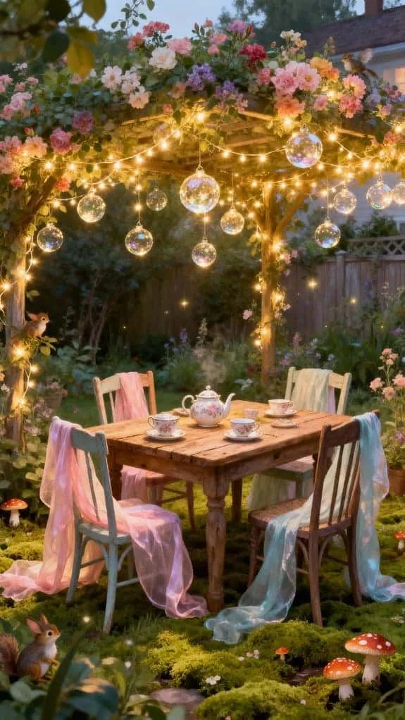 whimsical fairy garden tea